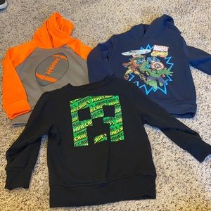 Boys Sweatshirt/Hoodie Bundle Lot- Size 5